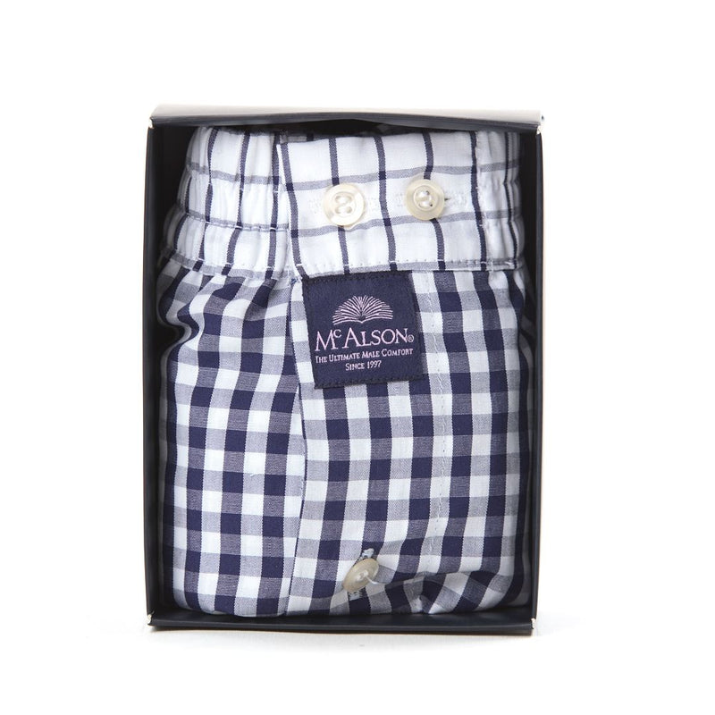 M0225 - Checkered navy blue