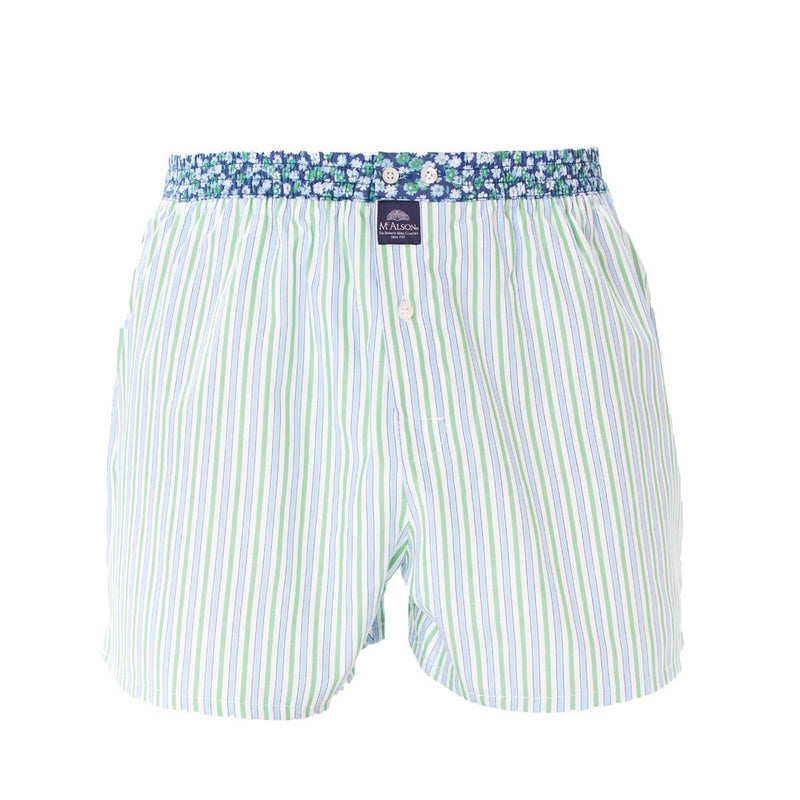 M4510 - Striped green & blue